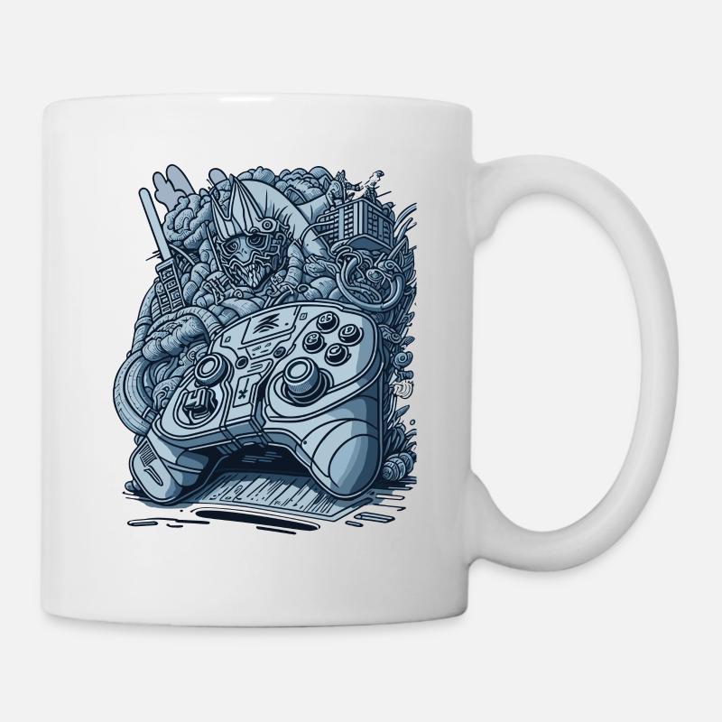 Contrôleur de ferraille - Mug blanc - blanc