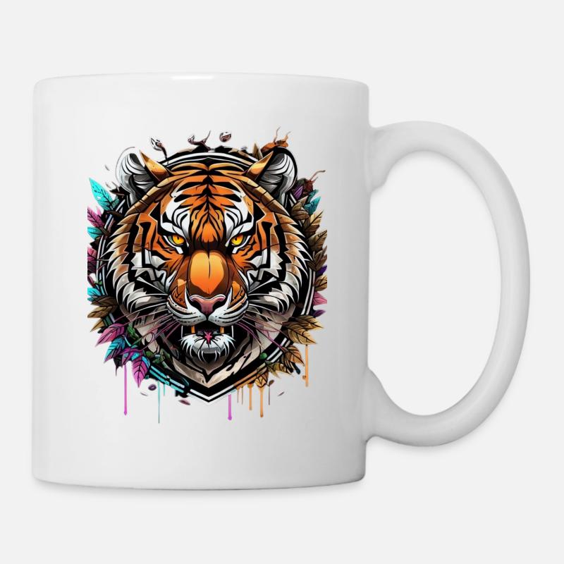 Graffiti Tiger - Mug - white