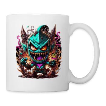 Graffiti Monster - Tasse - Weiß - Rechts