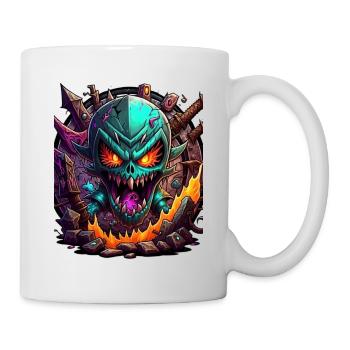 Graffiti Monster - Tasse - Weiß - Rechts