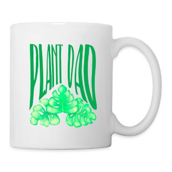 Pflanzen-Papa - Tasse - Weiß - Rechts