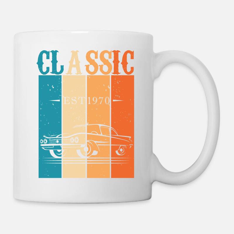 CLASSIC CAR - Mug - white