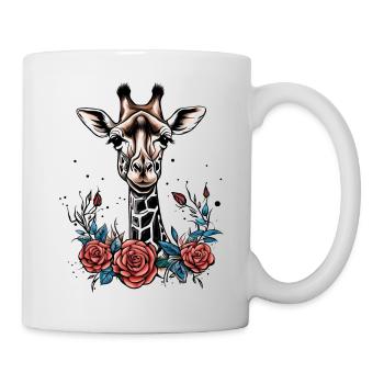 Giraffe / Animal / Safari / Africa / National Park - Mug - white - Right
