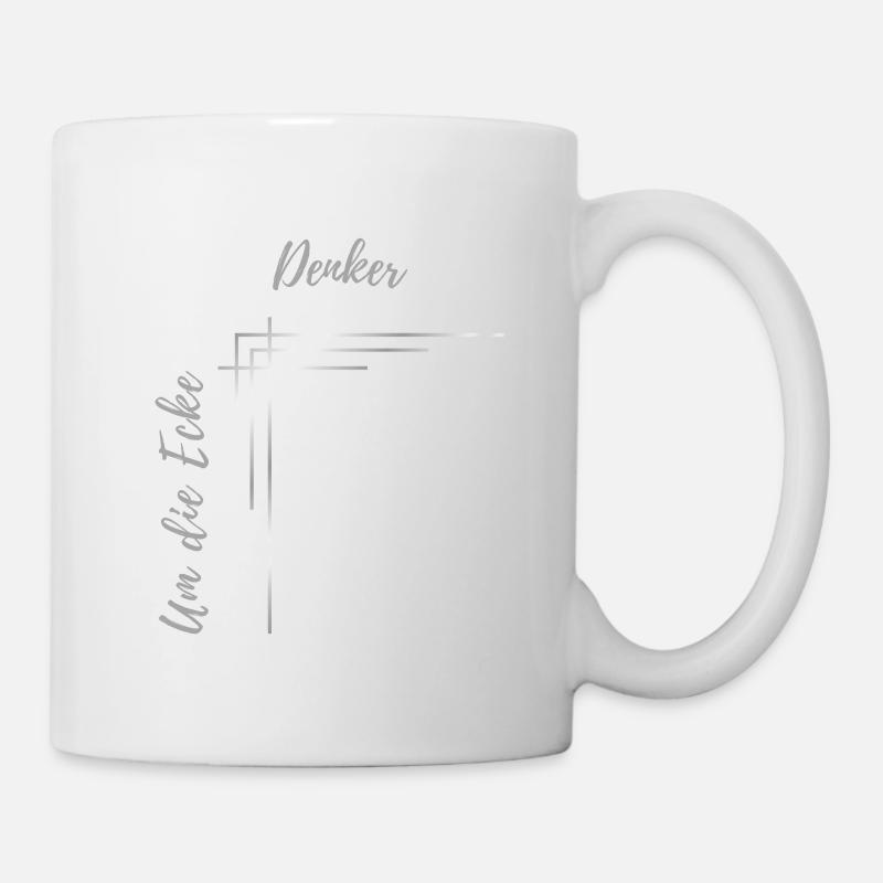 Penseurs du coin de la rue - Mug blanc - blanc