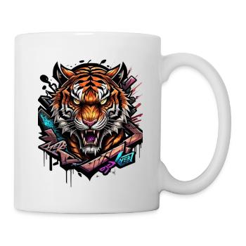 Evil Tiger - Mug - white - Right