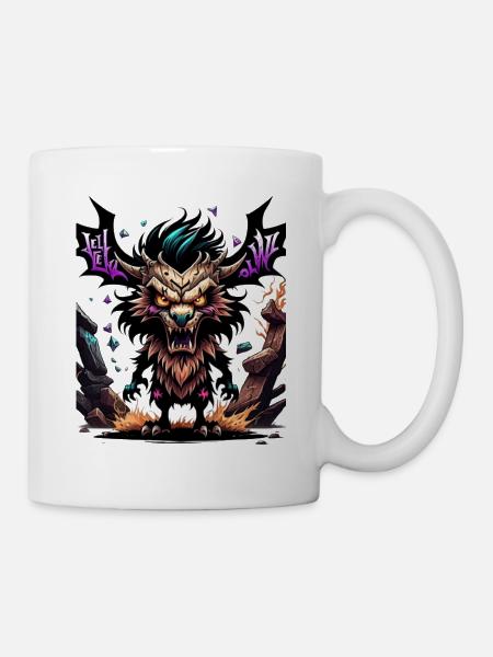 Graffiti Monster - Mug - white