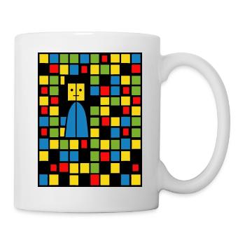 Game Over Retro Design - Tasse - Weiß - Rechts