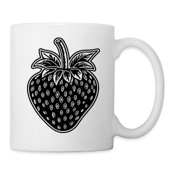 Fraise Fruit Fruit - Mug blanc - blanc - Droite