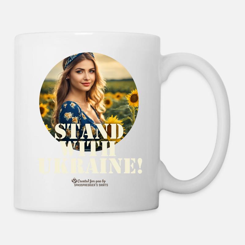 Ukraine T-Shirt - Mug blanc - blanc