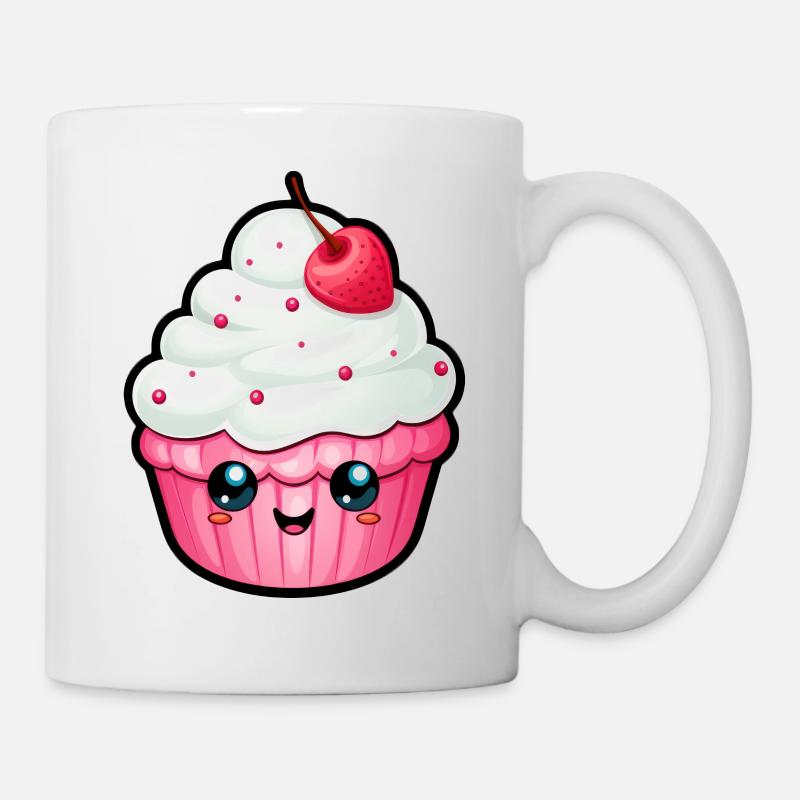Cupcake Kawaii - Mug - white