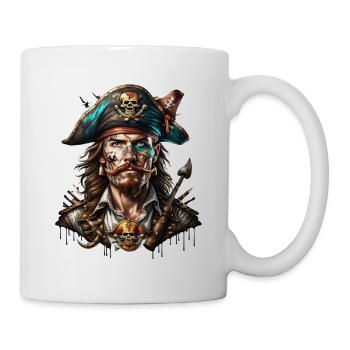 Pirat - Tasse - Weiß - Rechts