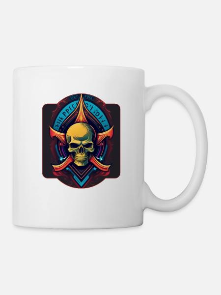 Rock 'N' Death - Tasse - Weiß