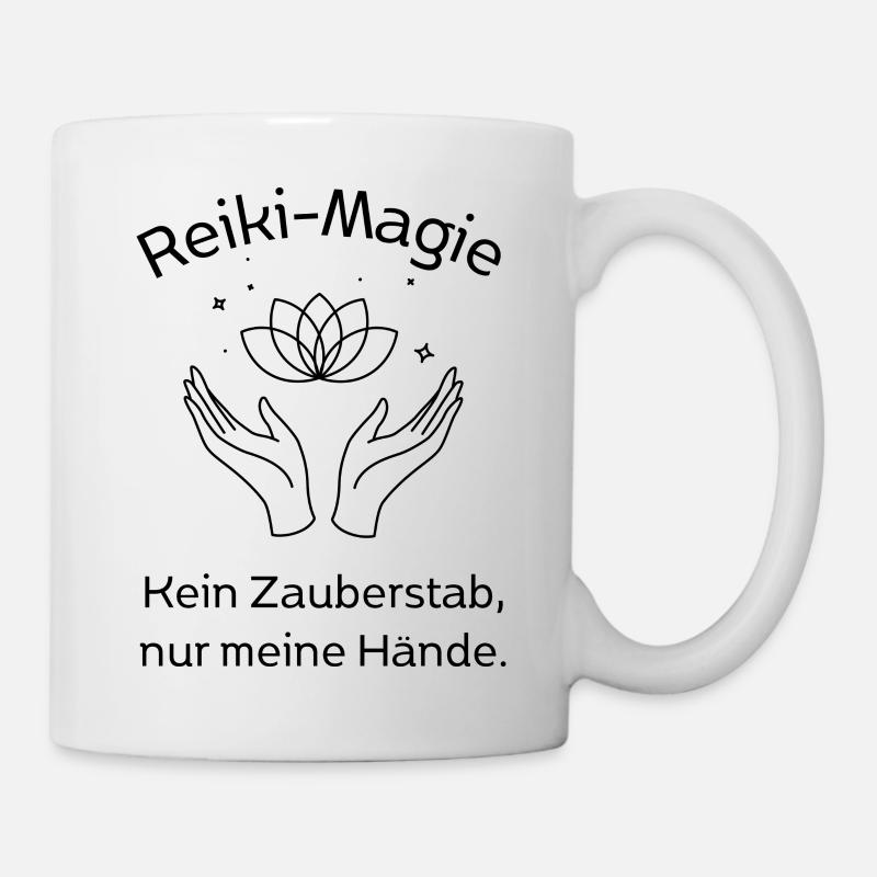 Reiki Magie Geschenk Reiki Lehrer - Tasse - Weiß