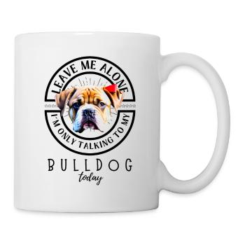 Bulldogge Bulldog Bulldoggen - Tasse - Weiß - Rechts