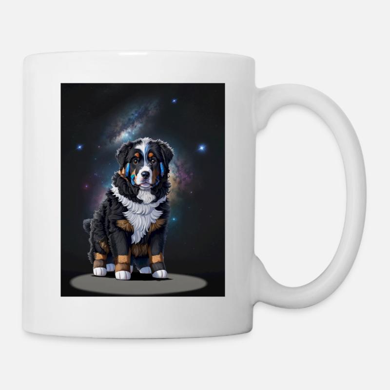 Bernese Mountain Dog puppy - Mug - white