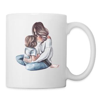 Mutter und Kind - Tasse - Weiß - Rechts