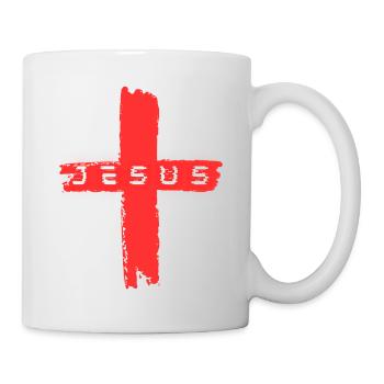 Croix de Jésus - Mug blanc - blanc - Droite