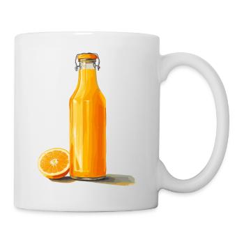 Frischer O-Saft! - Tasse - Weiß - Rechts