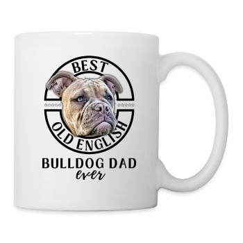 Bulldogge - Bulldog DAD - Bulldoggen Papa - Mug blanc - blanc - Droite