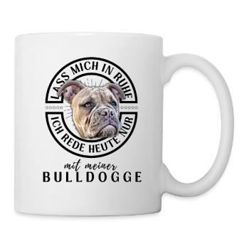 LAISSE-MOI TRANQUILLE... Bouledogue Bulldog Bouledogues - Mug blanc - blanc - Droite