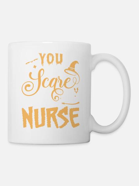 Infirmière d’Halloween - Mug blanc - blanc
