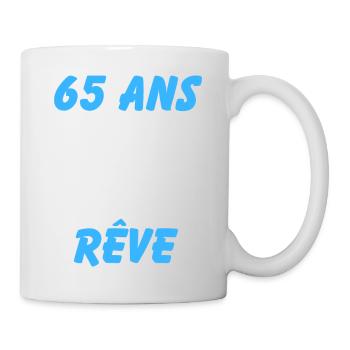 65 ans et toujours un corps de rêve - Mug blanc - blanc - Droite