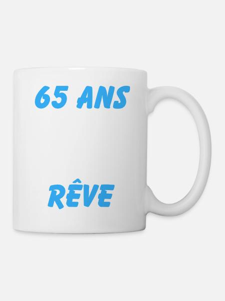 65 ans et toujours un corps de rêve - Mug blanc - blanc