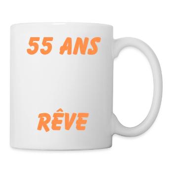 55 ans et toujours un corps de rêve - Mug blanc - blanc - Droite