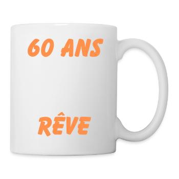 60 ans et toujours un corps de rêve - Mug blanc - blanc - Droite