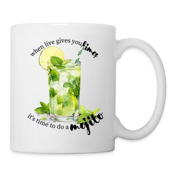 Quand Live vous donne des limes - Mug blanc - blanc - Droite
