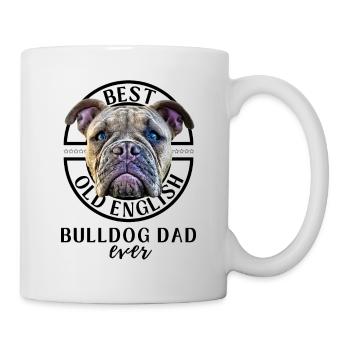 Bulldogge - Bulldog DAD - Bulldoggen Papa - Mug blanc - blanc - Droite