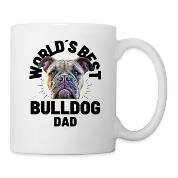 Bulldog WORLD ́S BEST Bulldog DAD Bulldogs Papa - Mug blanc - blanc - Droite