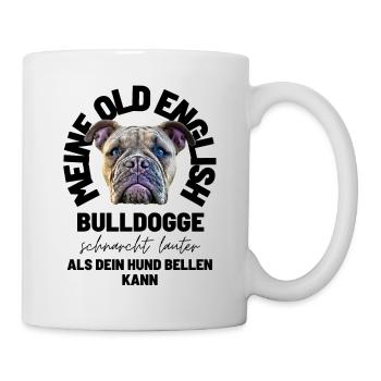 Bulldog SNORES PLUS FORT ... Bulldog Bulldogs - Mug blanc - blanc - Droite
