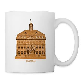 Hanau Neustädter Rathaus Hessen - Mug - white - Right