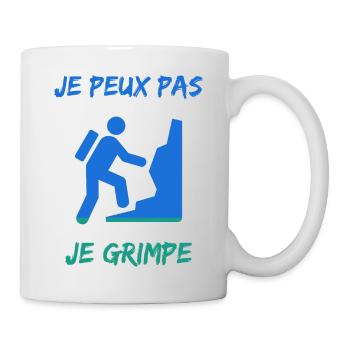 ESCALADE. GRIMPE. VAN. CAMPING. CAMPING-CAR - Mug blanc - blanc - Droite