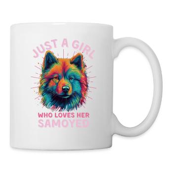 Samoyed Lover Colorful Samoyed - Mug - white - Right