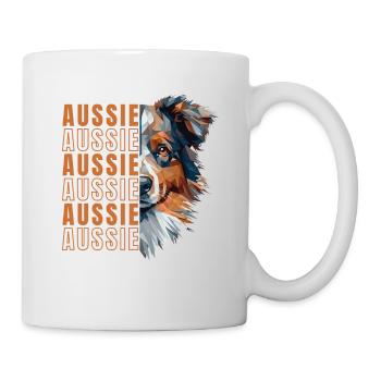 Australian Shepherd Lover Geometry - Mug - white - Right