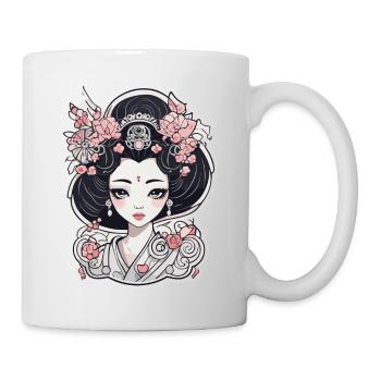 Geisha - Mug blanc - blanc - Droite