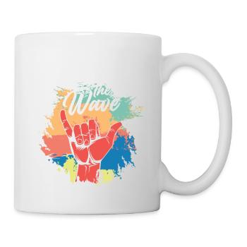 Planche de surf Surfer Sports nautiques - Mug blanc - blanc - Droite