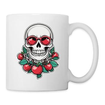 Cherry Skull - Mug - white - Right