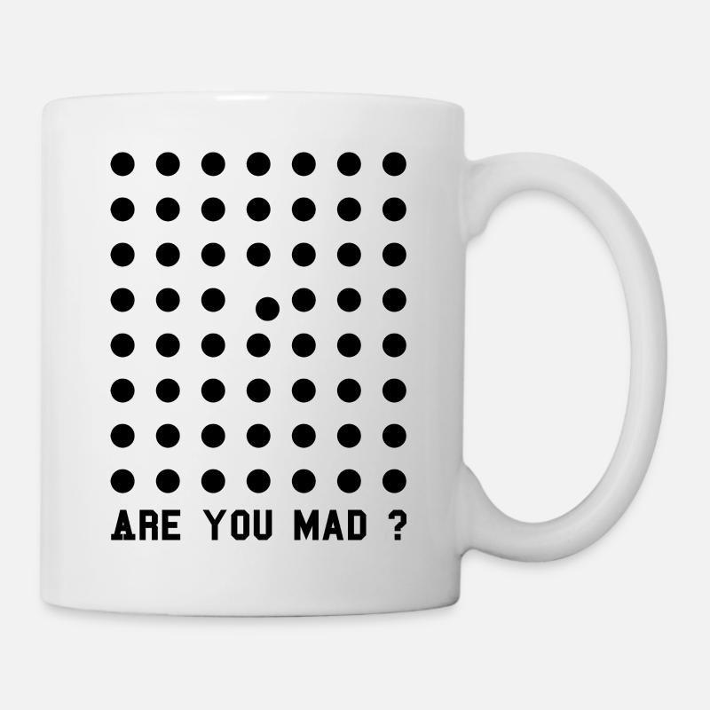 Maniaque alignement - Mug blanc - blanc