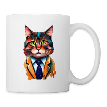 Cat Art - Mug - white - Right