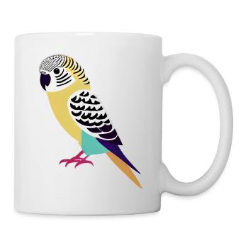Budgie Bird Owner Bird Cockatiel - Mug - white - Right