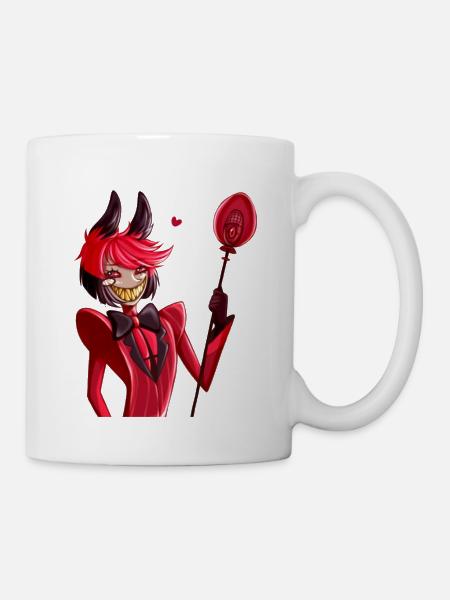 Alastor Hazbin Hotel - Tasse - Weiß