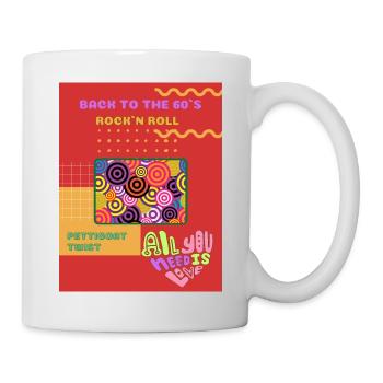 back to the 60s - Tasse - Weiß - Rechts