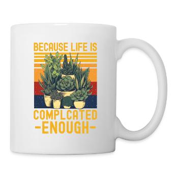 Succulentes drôle de dicton - Mug blanc - blanc - Droite