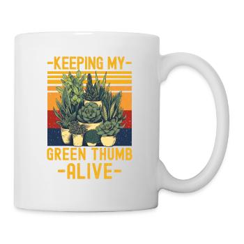 Succulentes drôle de dicton - Mug blanc - blanc - Droite