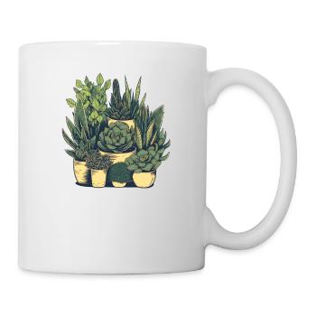 Succulentes drôle de dicton - Mug blanc - blanc - Droite