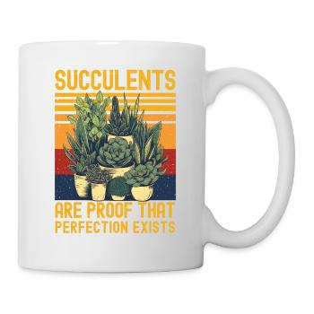 Succulentes drôle de dicton - Mug blanc - blanc - Droite