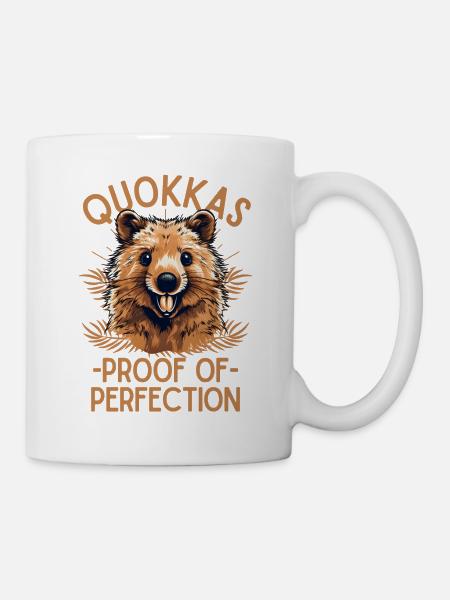 Lachender Quokka - Tasse - Weiß